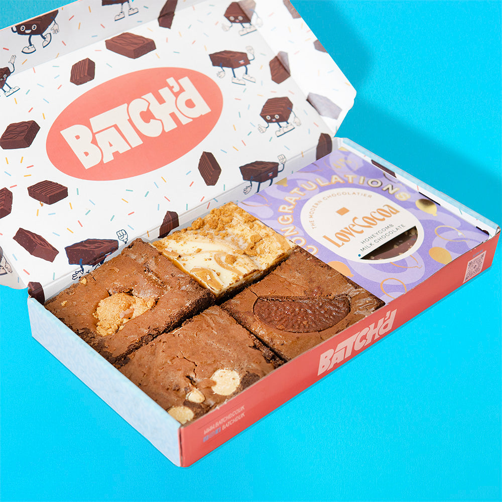 Congratulations Brownie & Chocolate Gift Box