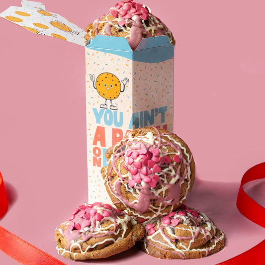 NYC Cookie 4 Box - Valentines Nutella Strawberry