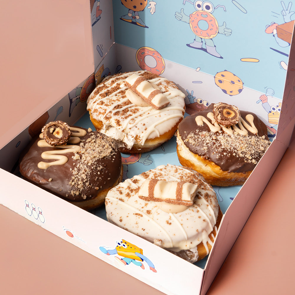 Donut 4 Box - Hazelnut Bliss