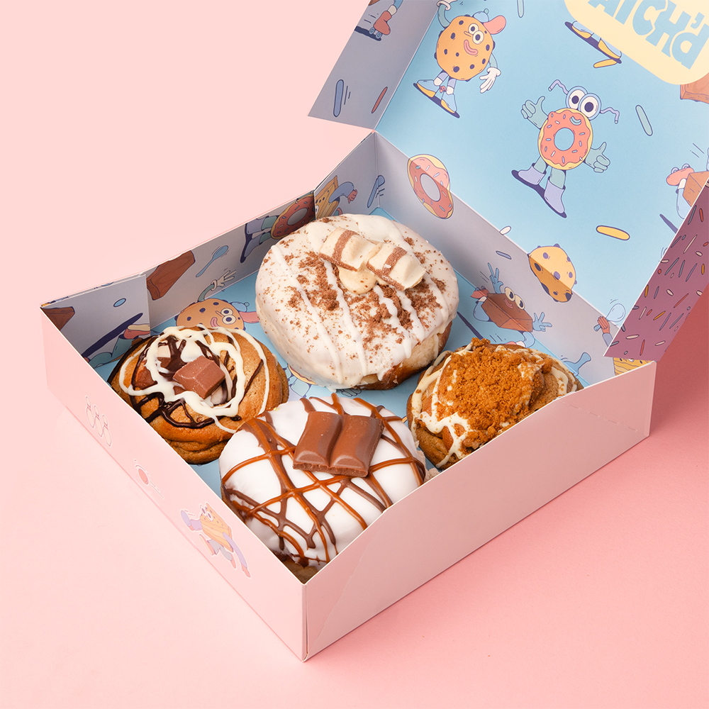 Donut & Cookie Box - Bueno & Caramel