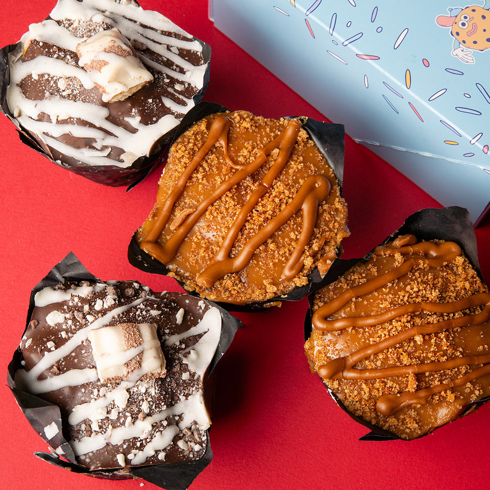 Muffin 4 Box - Bueno & Sticky Toffee