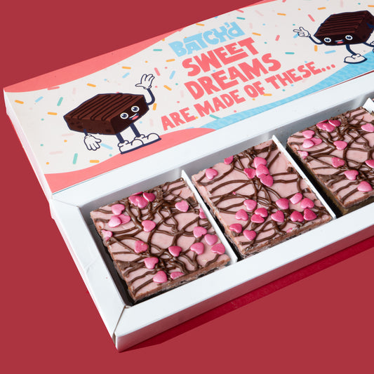 Valentine's Nutella Strawberry Brownie 4 Box