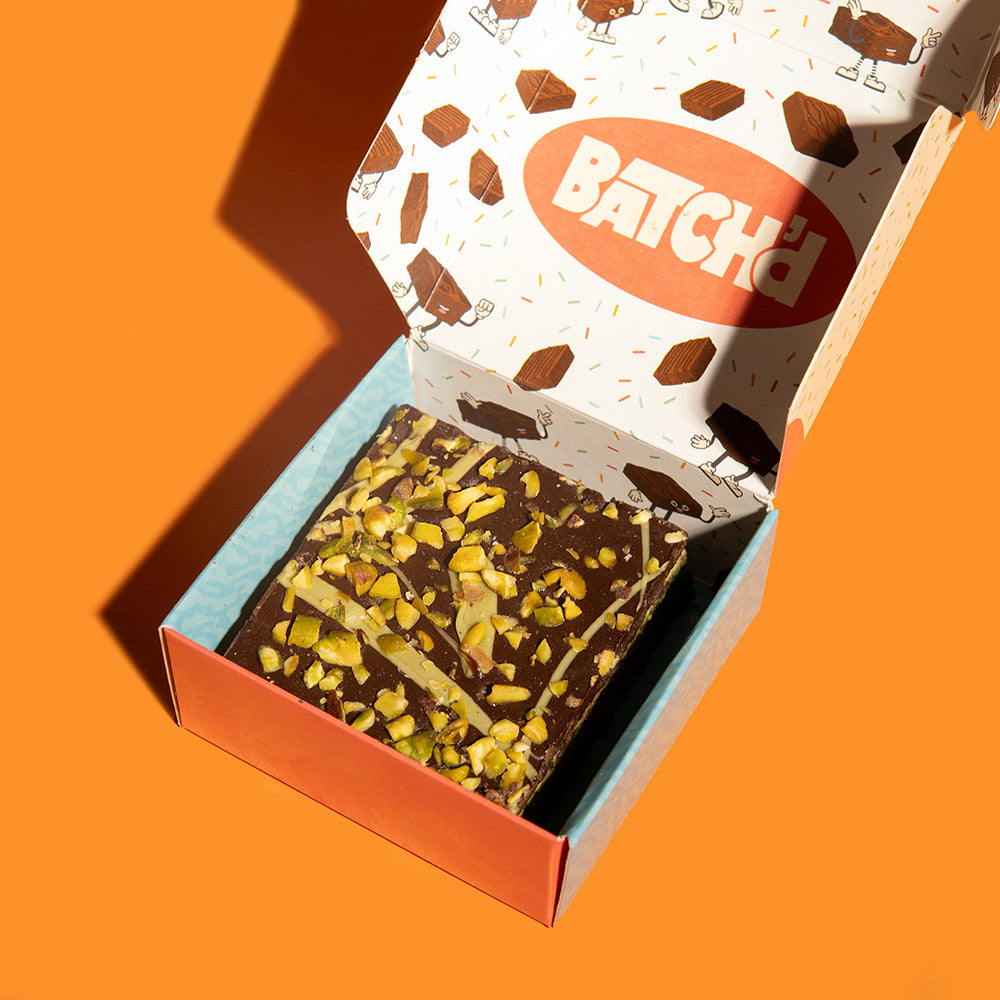 Single Brownie Box - Pistachio