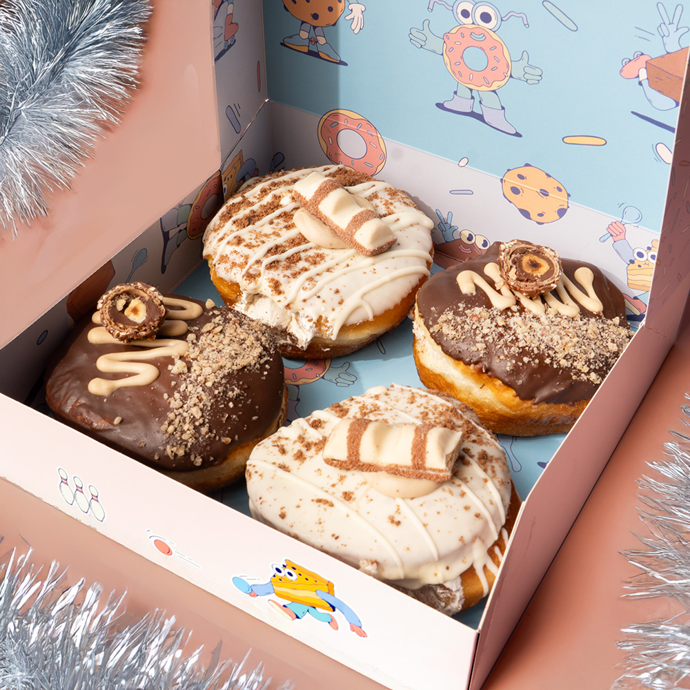 Donut 4 Box - Hazelnut Bliss