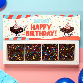 Brownie 4 Box - Sprinkles Birthday