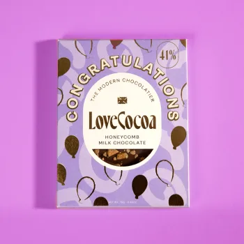 Love Cocoa Choc Bar - Congratulations Honeycomb 75g